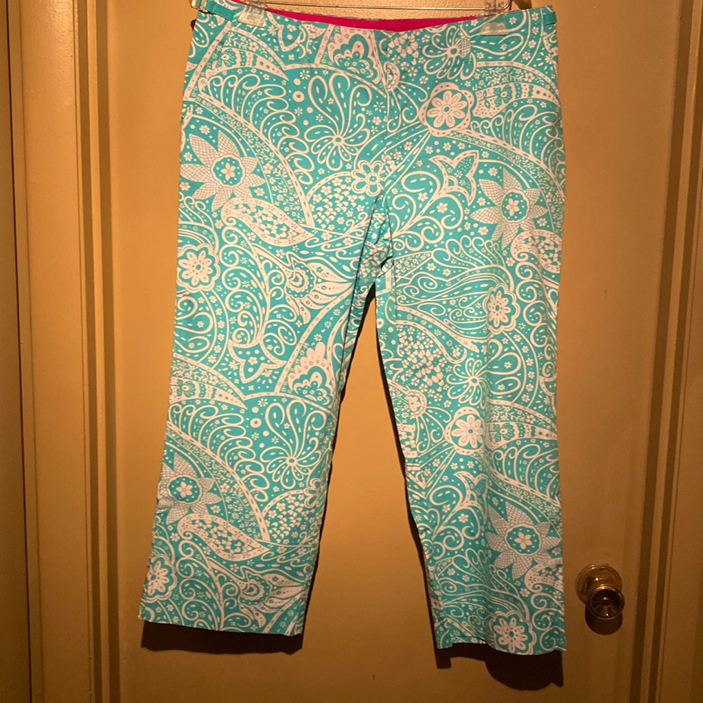 Ipod Petite Turquoise Capris 12p